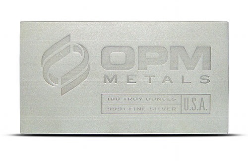Silver OPM Bar - 100 oz